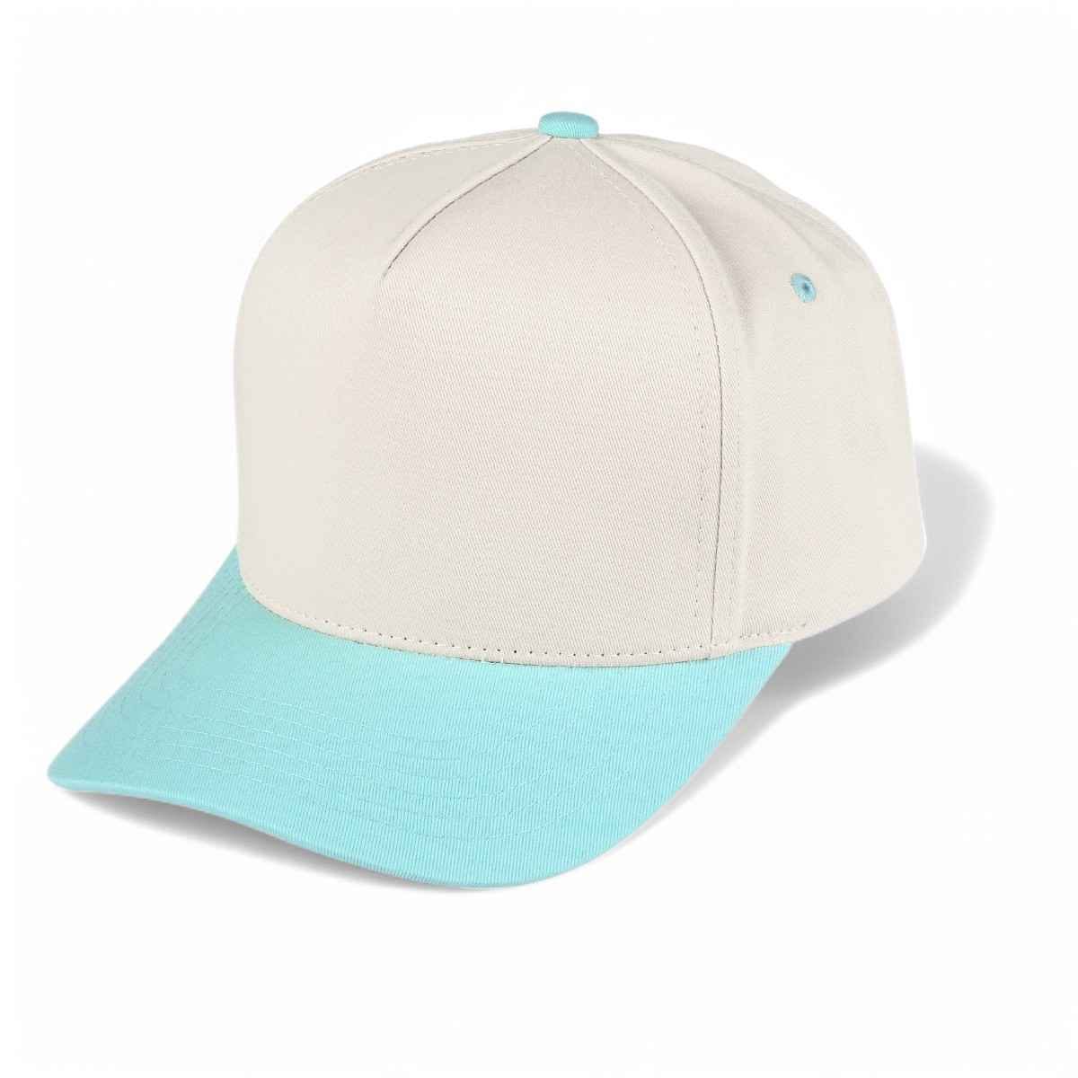 MiMi Wholesale - TCM0002 Two Tone Canvas Trucker Hat: Brown