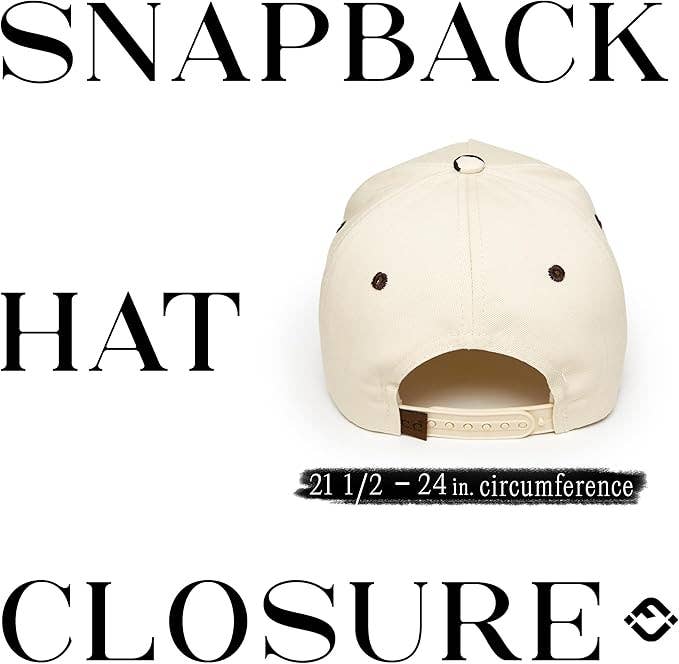 Funky Junque - Blank Two Tone Vintage Snapback Hat - Cow Print/Beige