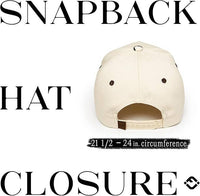 Funky Junque - Blank Two Tone Vintage Snapback Hat - Cow Print/Beige
