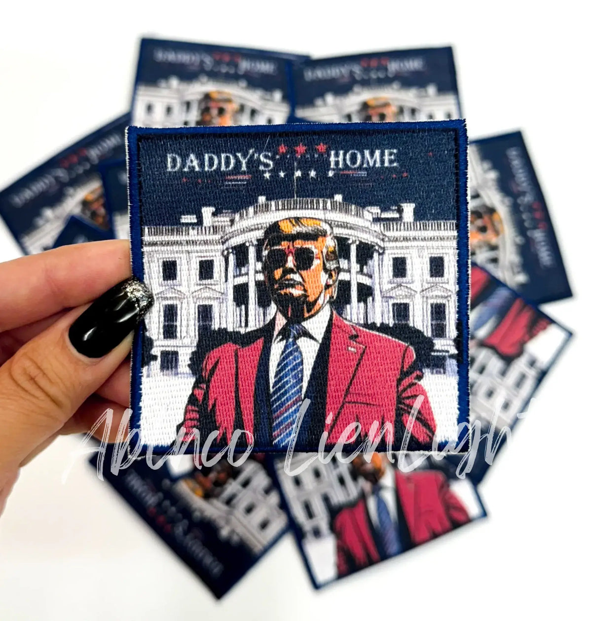 ABLNco - Daddys Home Trump 2024 America patch iron on