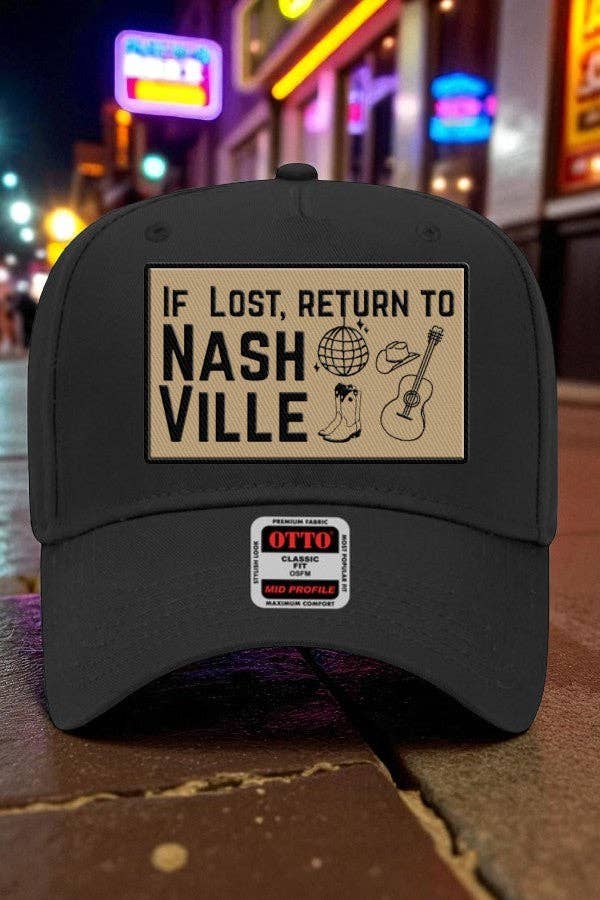Nash Grey - Return to Nashville Embroidered Patch