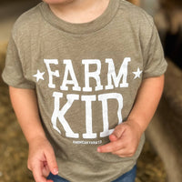 Western 'Farm Kid' Toddler/Youth Graphic Tees