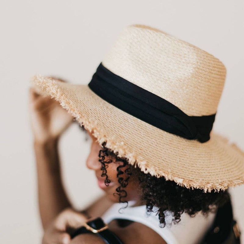 Pretty Simple Joanna Packable Straw Sun Hat