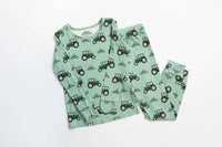Bamboo AFC Green Tractor Baby/Toddler Pajamas