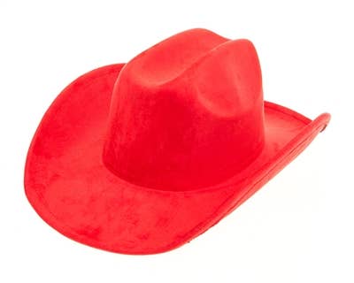 DNMC - Cattleman Cowboy-Cowgirl Hat - Vegan Suede - 12+ Colors!: Teal