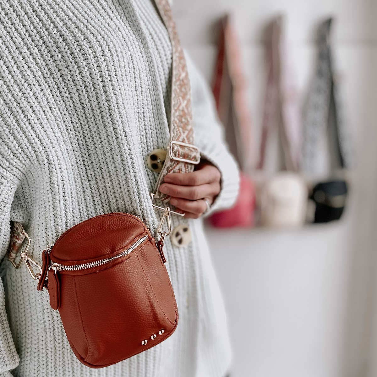 Pretty Simple Ellie Crossbody Bag *AS SEEN IN ANTHROPOLOGIE* - Pink