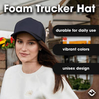 Funky Junque - Foam Trucker Hat (Black/Black)