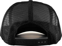 Classic Foam Front Trucker Hat: Black-White