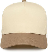 Funky Junque - Two Tone Vintage Snapback Hat - Khaki/Beige