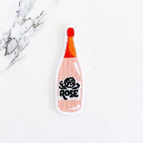 Rose Bottle Trucker Hat Patch