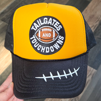 Trendy Transfers - Tailgates And Touchdowns Embroidered HAT/POCKET Patch: Maroon