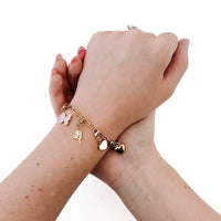 Pretty Simple Chanelle Custom Charm Bracelets - WATERPROOF: Gold