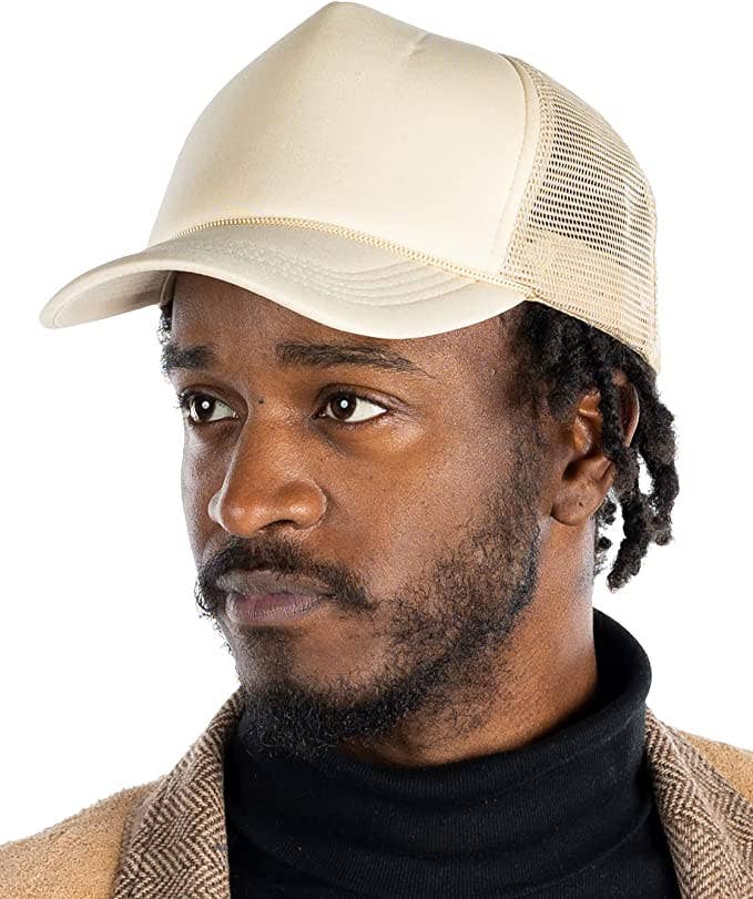 Funky Junque - Foam Snapback Trucker Hat - Camel