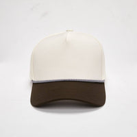 Funky Junque - Blank Laser Cut Golf Rope Cap - Brown/Beige