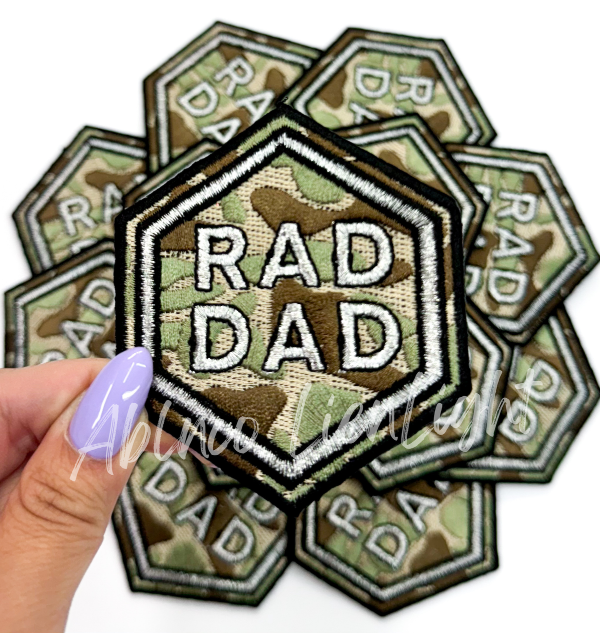 ABLN Boutique - Rad dad embroidery trucker hat patch iron on