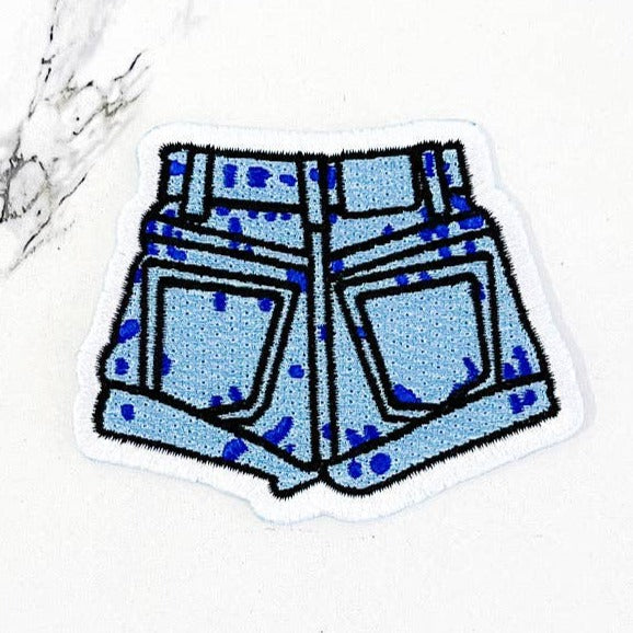 Short Jean Shorts Trucker Hat Patch