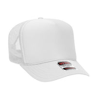 Classic Foam Front Trucker Hat: Neon Orange