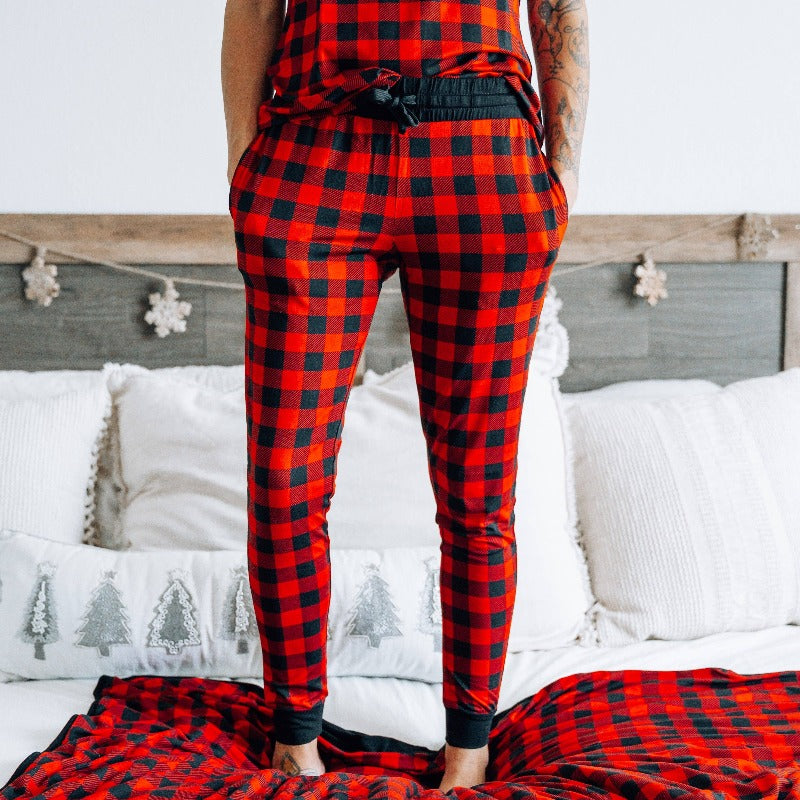 Red Buffalo Plaid Women's Jogger