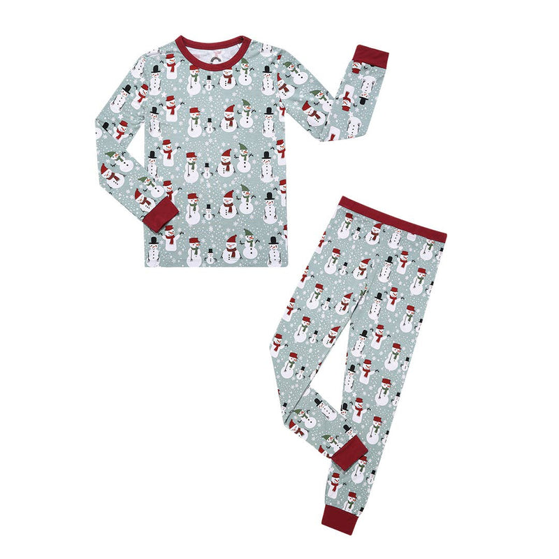 Snow People // Holiday // Kids Pajamas
