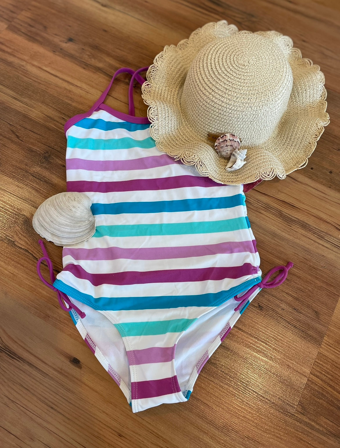 Girl's Purple One-Piece