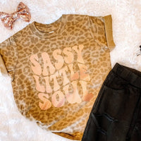 Sassy Little Soul Brown Leopard Tee