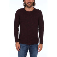 Crew Neck Pullover - Maroon