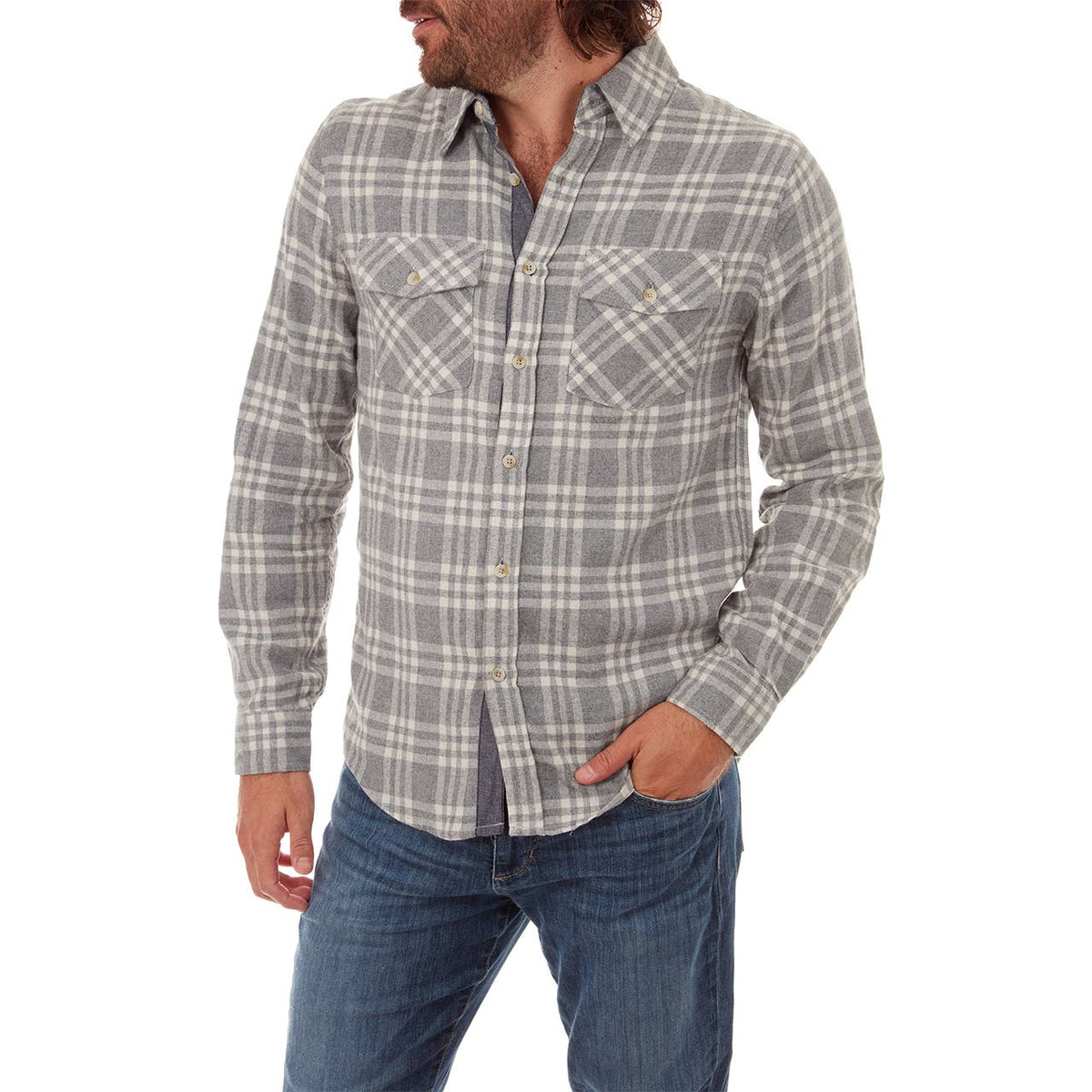 Flannel Shirt - Grey