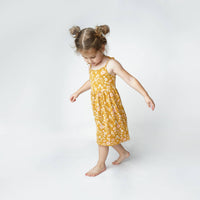 Mustard Floral Bamboo Sundress