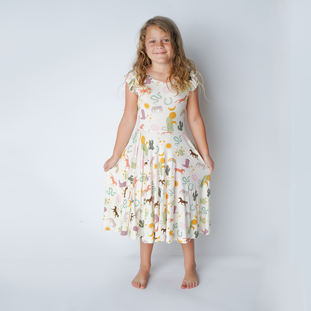 Wild and Free Bamboo Twirl Dress